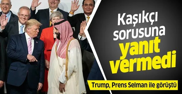 Son dakika haberi: Trump, Prens Selman ile görüştü: Kaşıkçı sorusuna yanıt vermedi