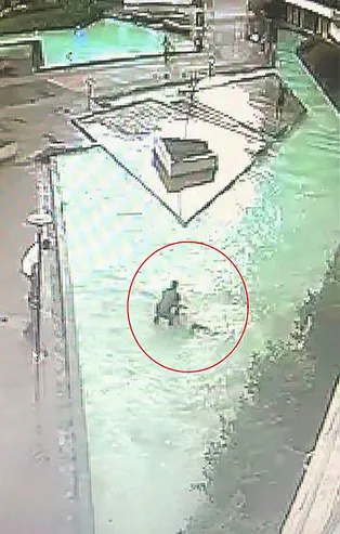 11'inci kattan havuza çakıldı! İstanbul'da feci olay