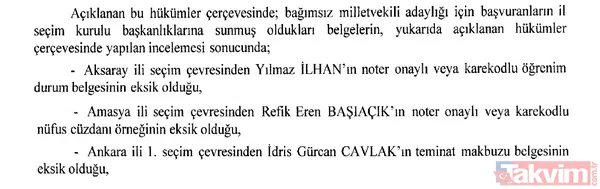 Son dakika: Gerekçeli karar Resmi Gazete'de! Milletvekili seçilemeyecekler isim isim yayımlandı - 4