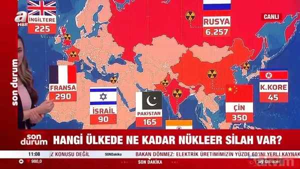 SON DAKİKA: Putin'in nükleer tehdidine ABD'den sert tepki! Hangi ülkede kaç nükleer silah var? - 20