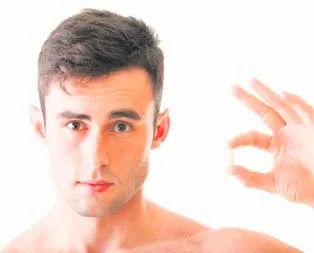 Erkekler hapı yuttu