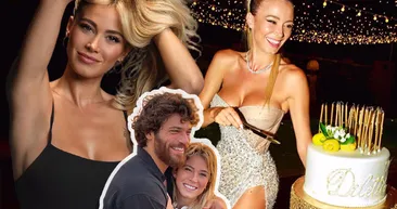 Can Yaman’ın sevgilisi Diletta Leotta’dan skandal görüntü! İç çamaşırsız giydiği mini elbisesinin yırtmacından verdiği görüntü olay!