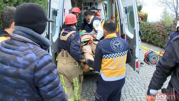 İstanbul'da el frenini çekmeyi unutan nakliye şoförü kamyonetin altında kaldı - 10