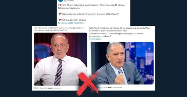 CHP yandaşı Fatih Altaylı'nın Narin'in kaybından sonraki o sözlerine Dezenformasyonla Mücadele Merkezi'nden yalanlama