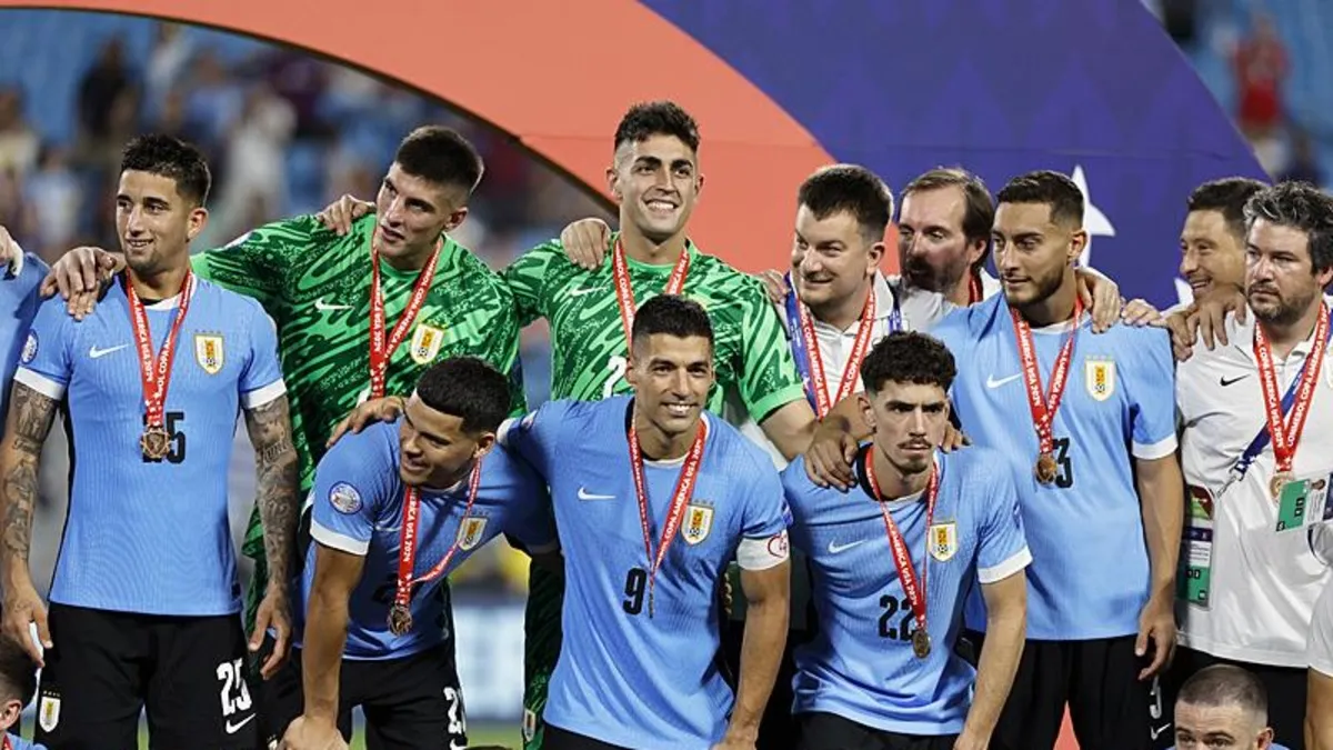 Uruguay Copa America'da 3. oldu!