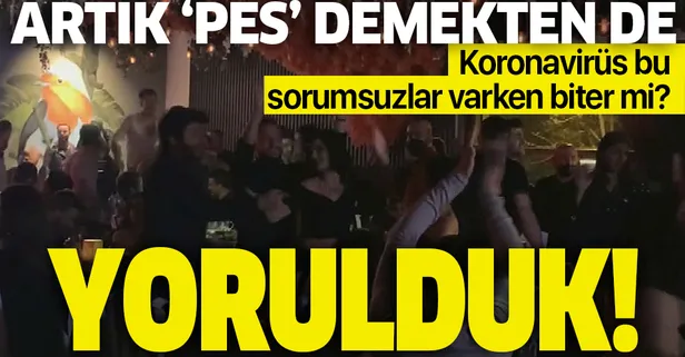İstanbul Ortaköy'de pes dedirten görüntüler! Koronavirüs tedbirleri yine hiçe sayıldı!