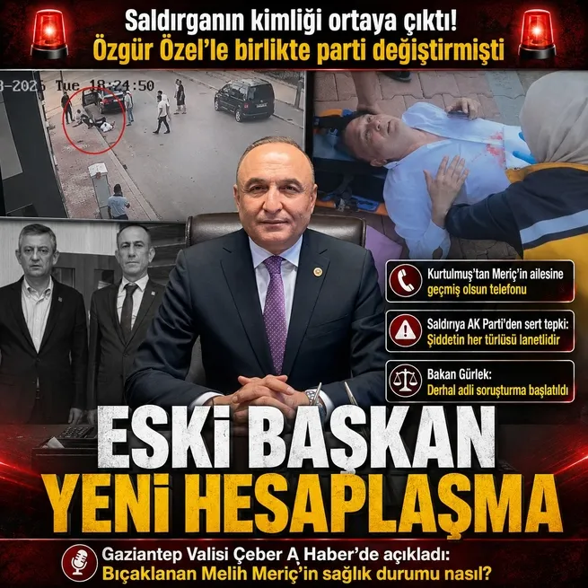 Yeni Partili Melih Meriç’e bıçaklı saldırı! Saldırgan eski CHP’li Seydi Ahmet Keleş çıktı