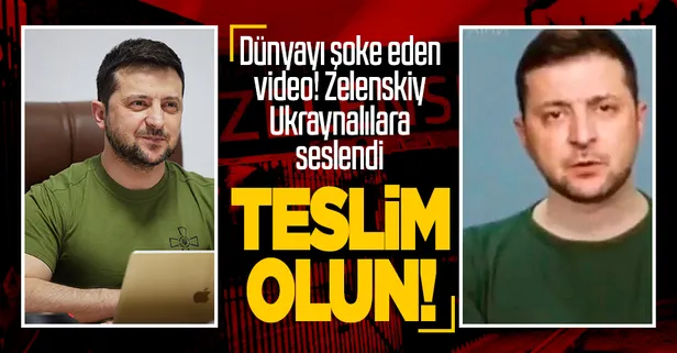 Ukrayna’da 'deepfake' şoku: Zelenskiy, Ukraynalıları teslim olmaya çağırdı!