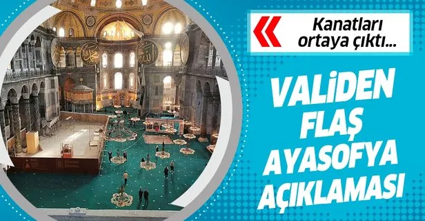 Validen flaş Ayasofya açıklaması