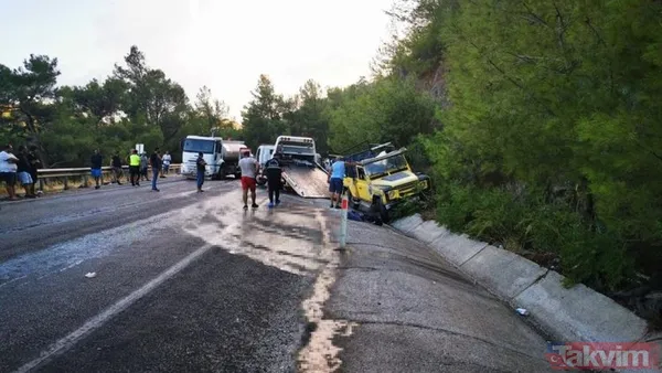 SON DAKİKA: Marmaris'te 5 kişi hayatını kaybetmişti! Safari faciasının detayları ortaya çıktı: Şoför viraja sert girdi turistler kemer takmıyor - 8