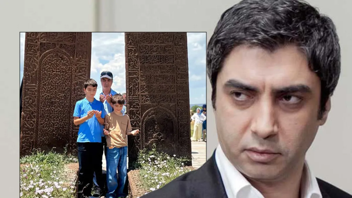 Kurtlar Vadisi’nin Polat’ı Necati Şaşmaz Malazgirt Zaferi’nin yıl dönümünde çocuklarıyla Ahlat’ta ortaya...