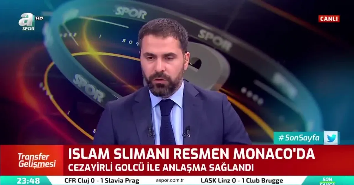 Islam Slimani resmen Monaco'da!