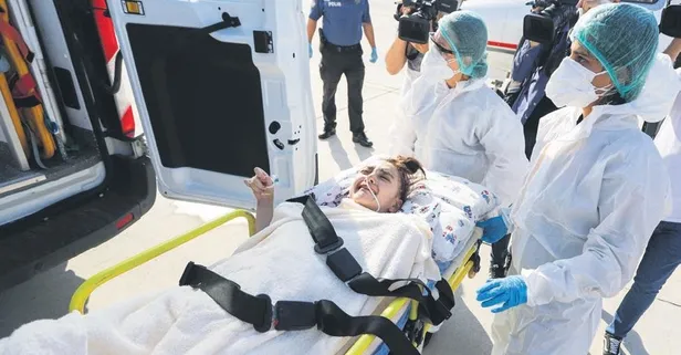 Türkmenistan’da yaşayan Nihal Naz Aydın ambulans uçakla Türkiye’ye getirildi!
