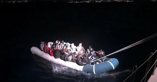 SON DAKİKA: Sahil güvenlik ihbar sonrası harekete geçti! Muğla'da 53 kaçak göçmen kurtarıldı