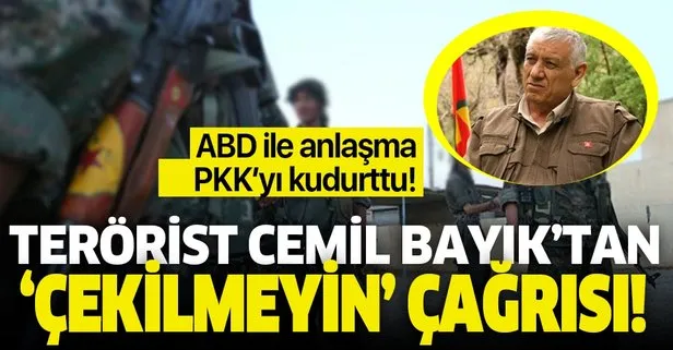ABD ile yapılan anlaşma PKK'yı kudurttu! Cemil Bayık'tan YPG'ye 'çıkmayın' çağrısı!