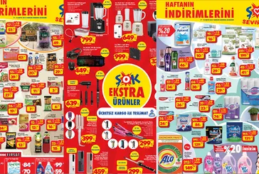 ŞOK 21-22-23 Mayıs 2023 aktüel ürünler kataloğu! ŞOK'ta bu hafta 200 ml + 5 çeşit  Deodorant 40 TL! 5 sayfa broşür az evvel yayımlandı!