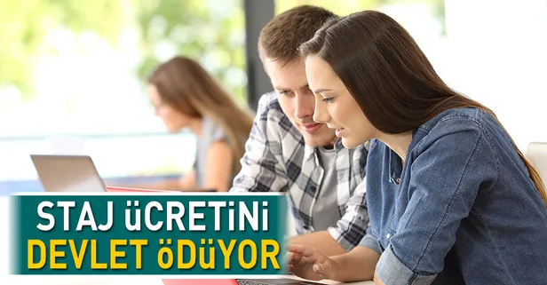 Staj ücretini devlet ödüyor
