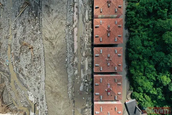 SON DAKİKA: Selin vurduğu Kastamonu Bozkurt ve Abana Sahili havadan görüntülendi - 13