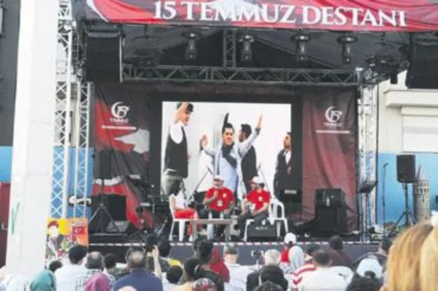 15 Temmuz şehitlerine Taksim'de 5 gün anma