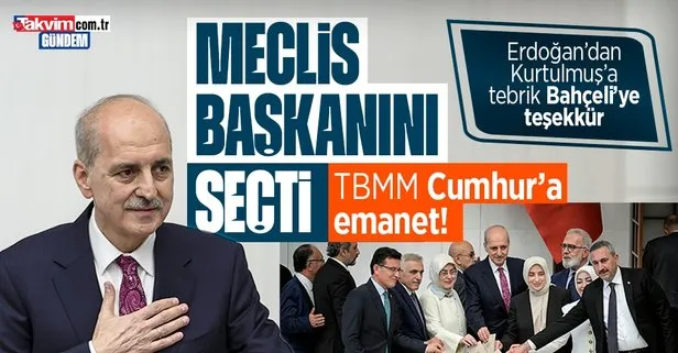 TBMM’nin yeni Başkanı Numan Kurtulmuş: Türkiye Yüzyılı’nı hep birlikte kuracağız