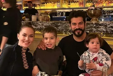 Fahriye Evcen’in küçük oğlu Kerem’e bakın! Önce oğlunu sonra eşi Burak Özçivit’ten gelen hediyeyi paylaştı