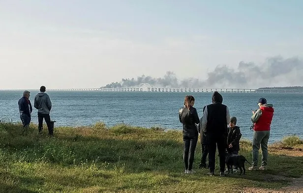 Kerç Köprüsü'nde patlama! Ukrayna resmen açıkladı: "Bu daha başlangıç"-14