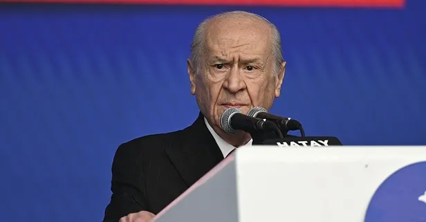 MHP lideri Devlet Bahçeli'den Hatay'da tarihi mesaj: Günümüzün Süleyman'ı Erdoğan'dır!