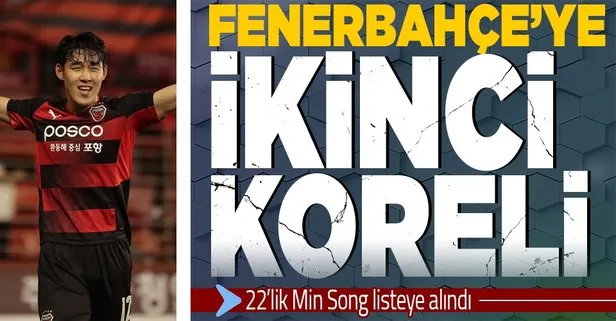 Scout önerdi, yönetim düğmeye bastı! Fenerbahçe’ye 22’lik Koreli Min Song’u listeye aldı
