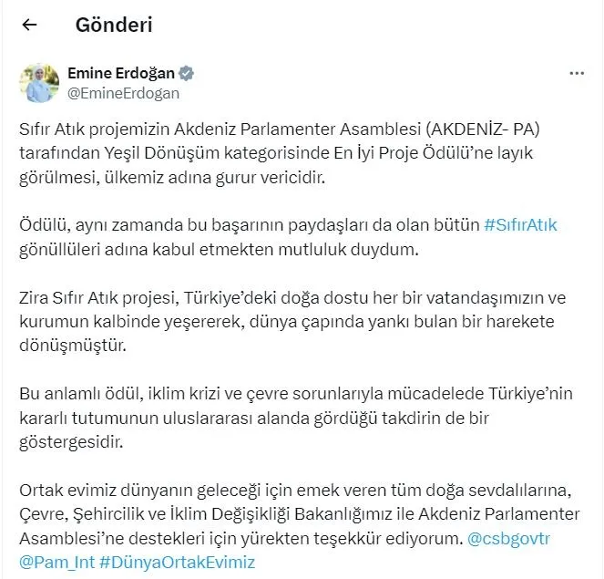 emine-erdoganin-sifir-atik-projesine-akdeniz-pa-odulu-bakan-ozhaseki-kulliyede-teslim-etti-turkiyenin-cevre-bi-1717055495788.jpeg Emine Erdoğan'ın "Sıfır Atık" projesine AKDENİZ-PA Ödülü! Bakan Özhaseki Külliye'de teslim etti: Türkiye'nin çevre bilincinin nişanesi-4