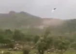 Irak'ın kuzeyindeki teröristlerin ATAK helikopteriyle vurulma anı