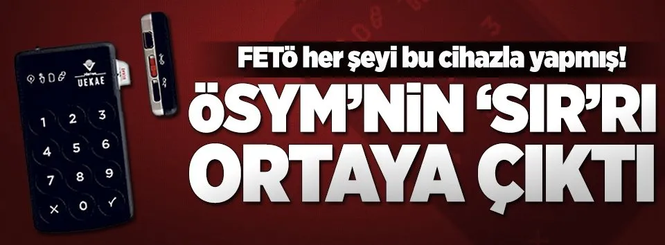 ÖSYM davasında 'SIR' ortaya çıktı