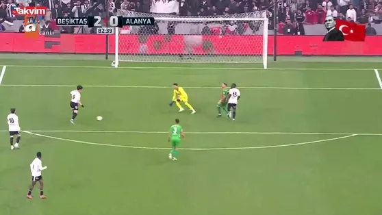 GOL | Beşiktaş 2-0 Corendon Alanyaspor 83’