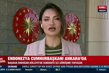 Endonezya Cumhurbaşkanı Ankara'da