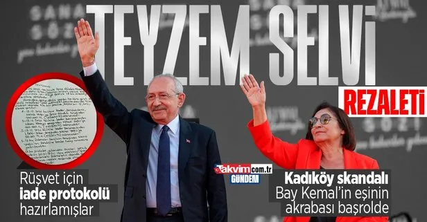 CHP’li Kadıköy Belediyesi’nde rüşvet skandalı: Başrolde Selvi Kılıçdaroğlu’nun akrabası var