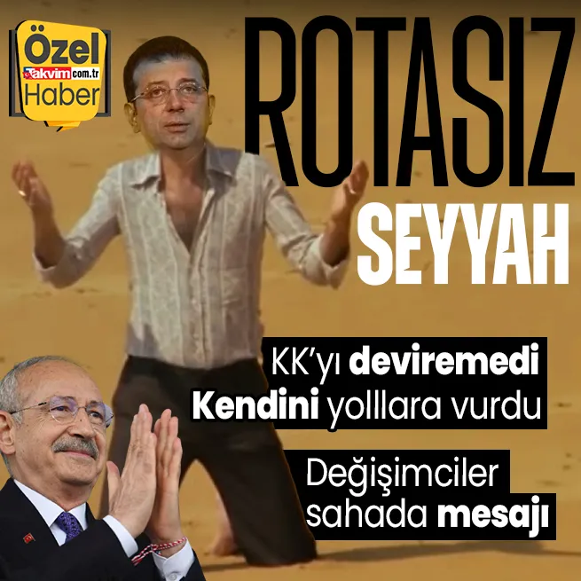 Kılıçdaroğlunu deviremeyen İmamoğlu kendini yollara vurdu! Elazığ ve Tunceliden sonra rota Nevşehir ve Çanakkale: Her daim sahadayım