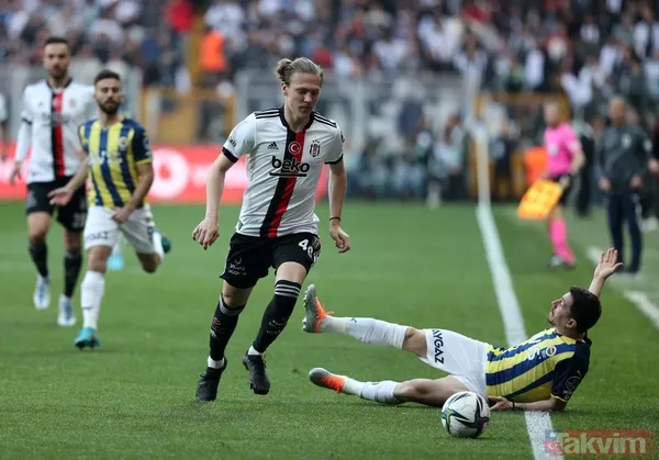 Beşiktaş - Fenerbahçe derbisinde görsel şölen: Kartal'ın kareografisi alkış topladı - 6