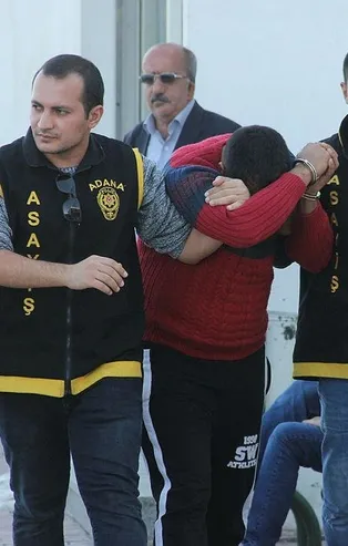 Adana'da bir hırsızı tükürüğü yakalattı