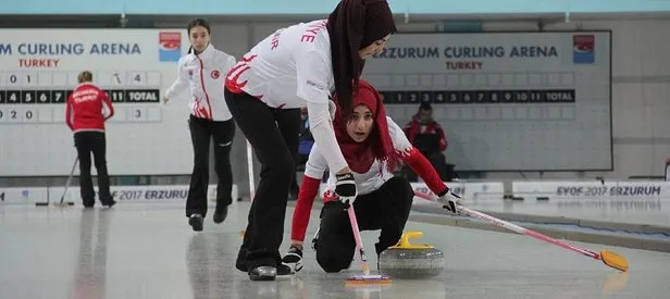 Curling kızlarda Türkiye grup lideri