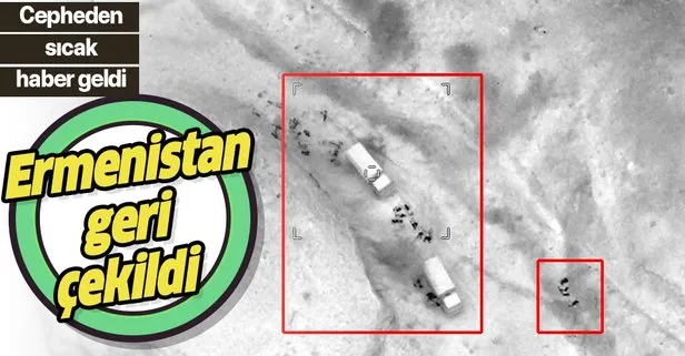 Ermenistan ordusu kayıplar vererek geri çekildi