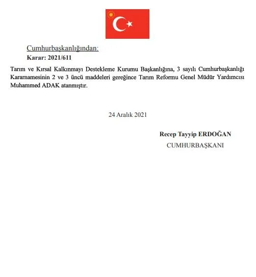 Bazı bakanlıklar ile kurumlara ilişkin atama kararları Resmi Gazete'de yayımlandı-7