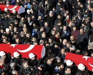 Şehitlerimizi uğurladık