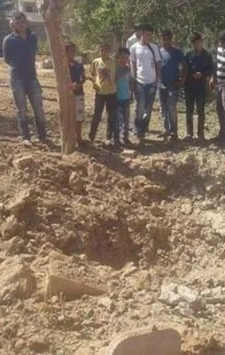 Teröristler mezarlığa el yapımı patlayıcı tuzakladı