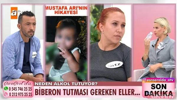 1,5 yaşındaki bebeğe alkol içiren aileye canlı yayında gözaltı! Esra Erol Narin Güran'ı hatırlatarak tepki gösterdi - 9