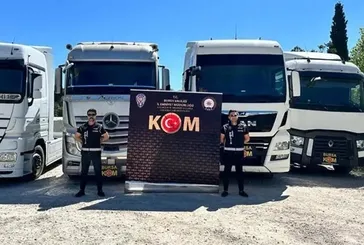 Bursa merkezli 4 ilde 'TIRansformers' operasyonu! 100 milyonluk vurgun yapan şebeke enselendi