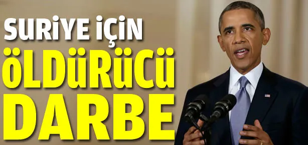 ABD’den Suriye için öldürücü darbe