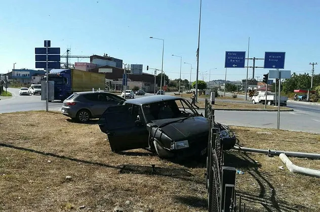 Samsun'da feci kaza! Araçlar hurdaya döndü yaralılar var