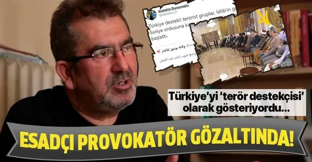Esadçı provokatör Alptekin Dursunoğlu gözaltına alındı