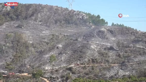 Alanya'da 10 saat süren yangın!