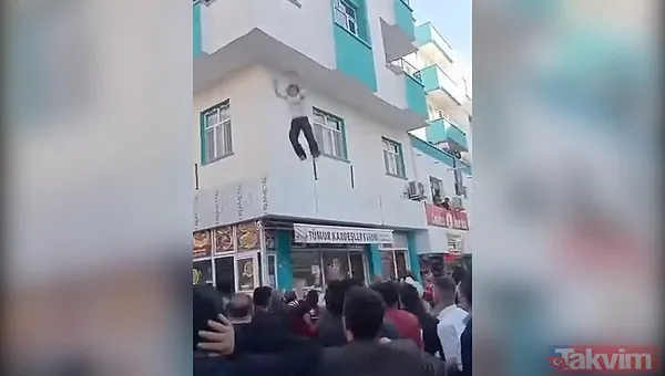 Şanlıurfa'da korku dolu dakikalar! Yangında balkonda mahsur kalan genç kız ve çocuk atlayarak kurtuldu - 6