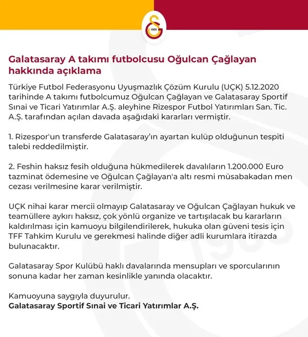 ucknin-ogulcan-caglayan-kararinin-ardindan-galatasaraydan-aciklama-tahkim-kuruluna-basvuracagiz-1610312397803.jpeg
